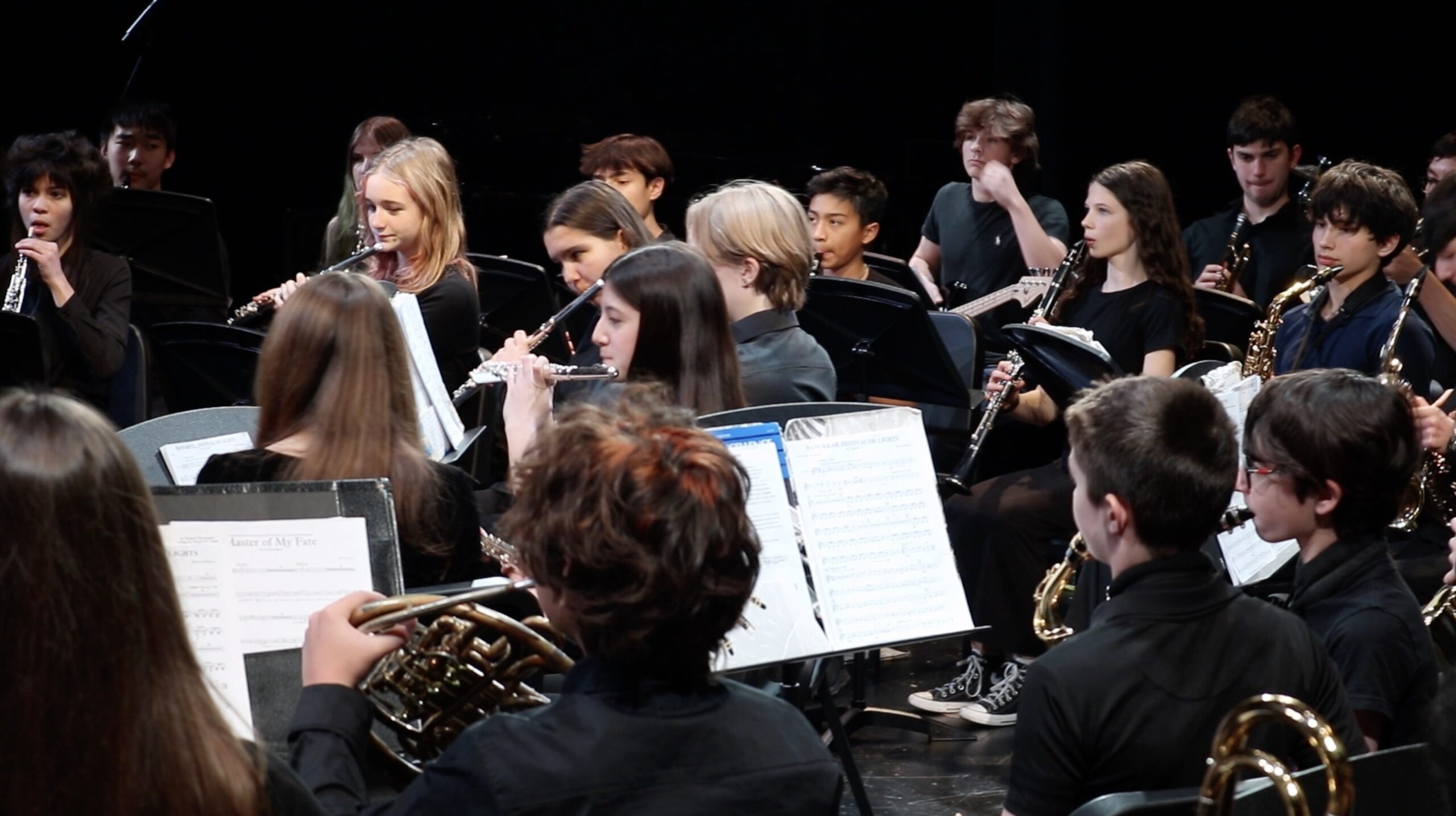 Musicians performing