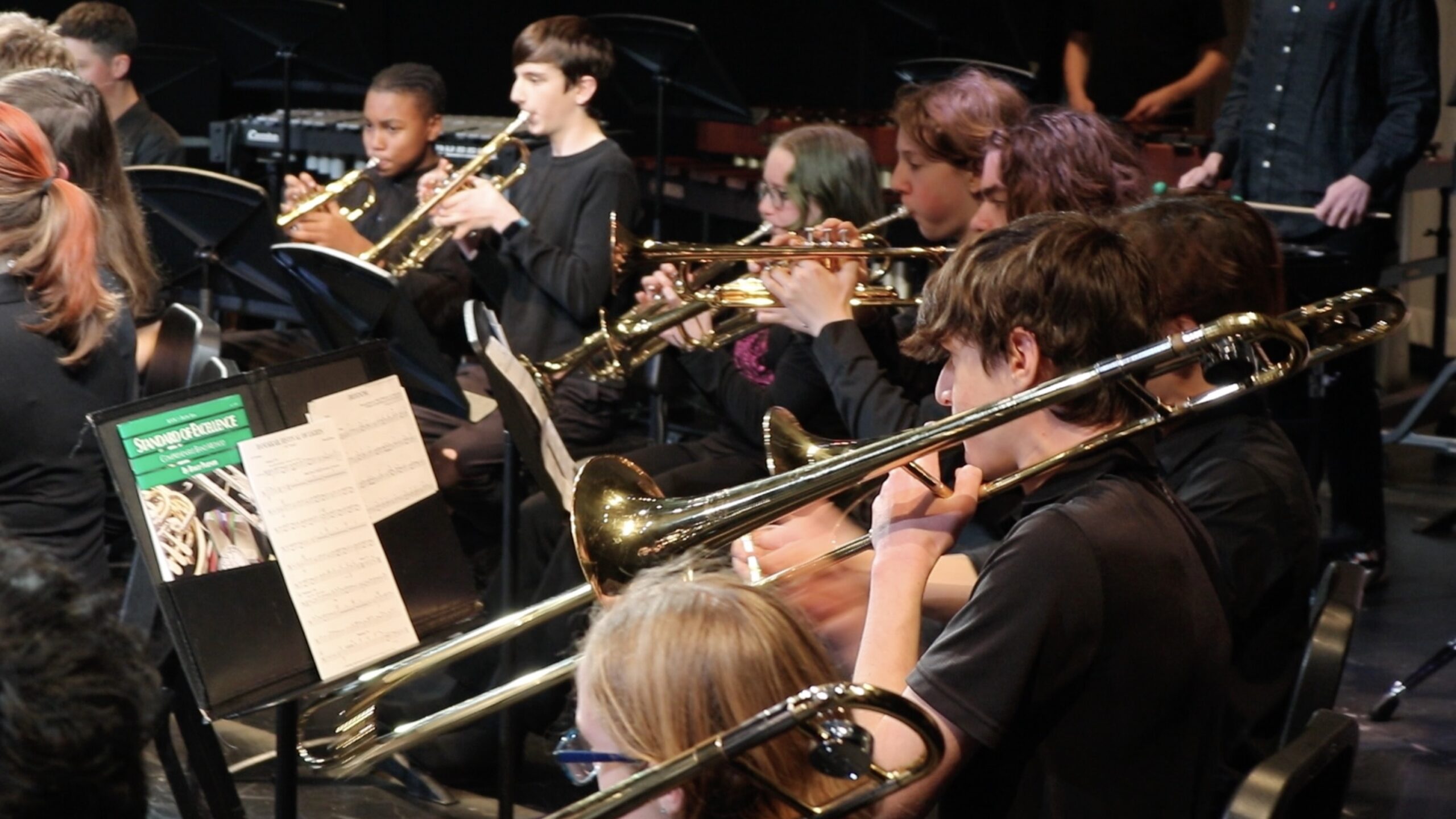 Musicians performing