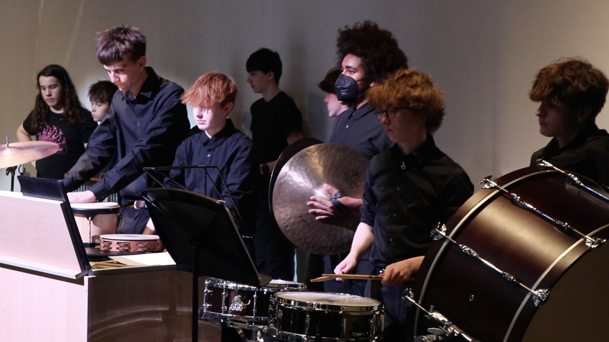 Musicians performing