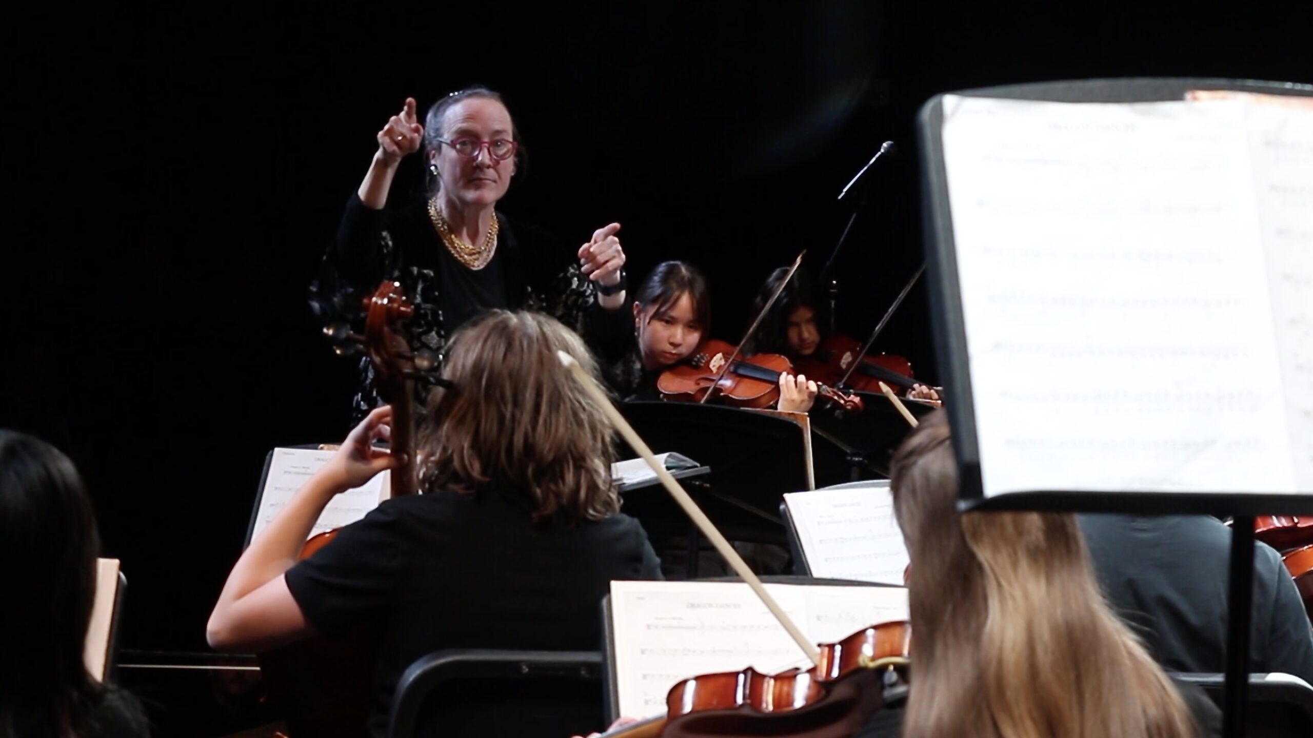 Musicians performing