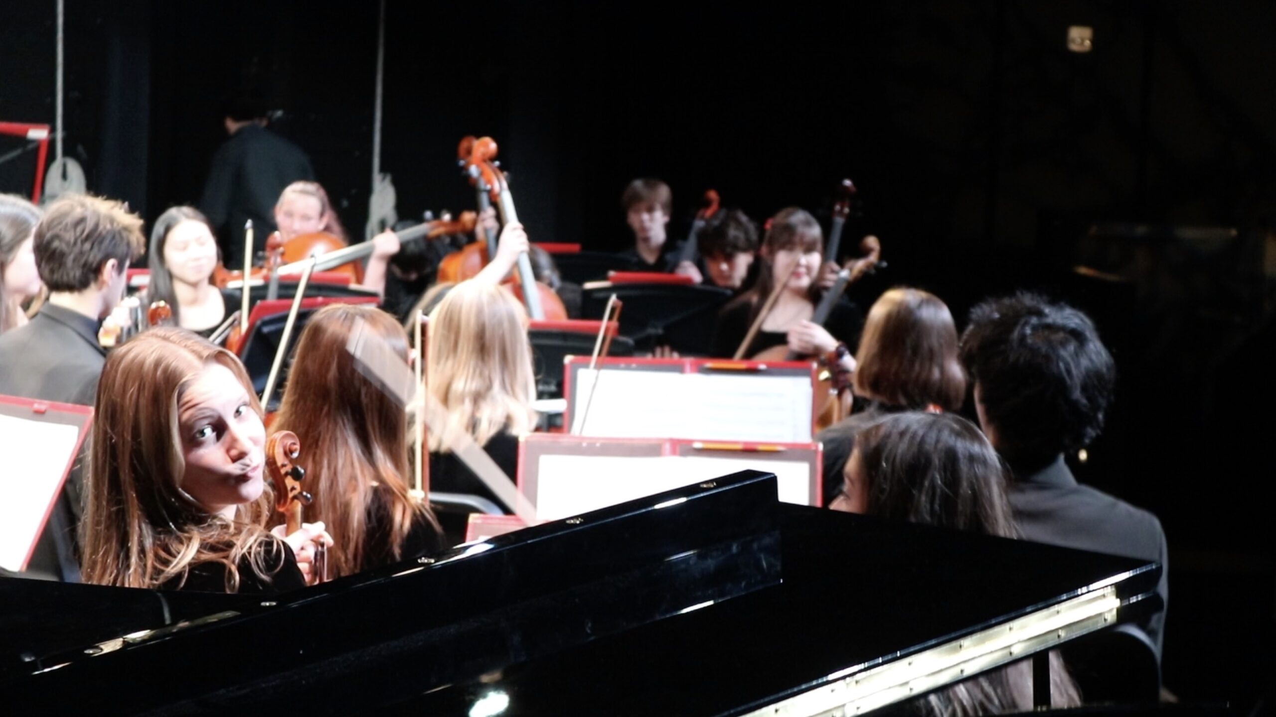 Musicians performing