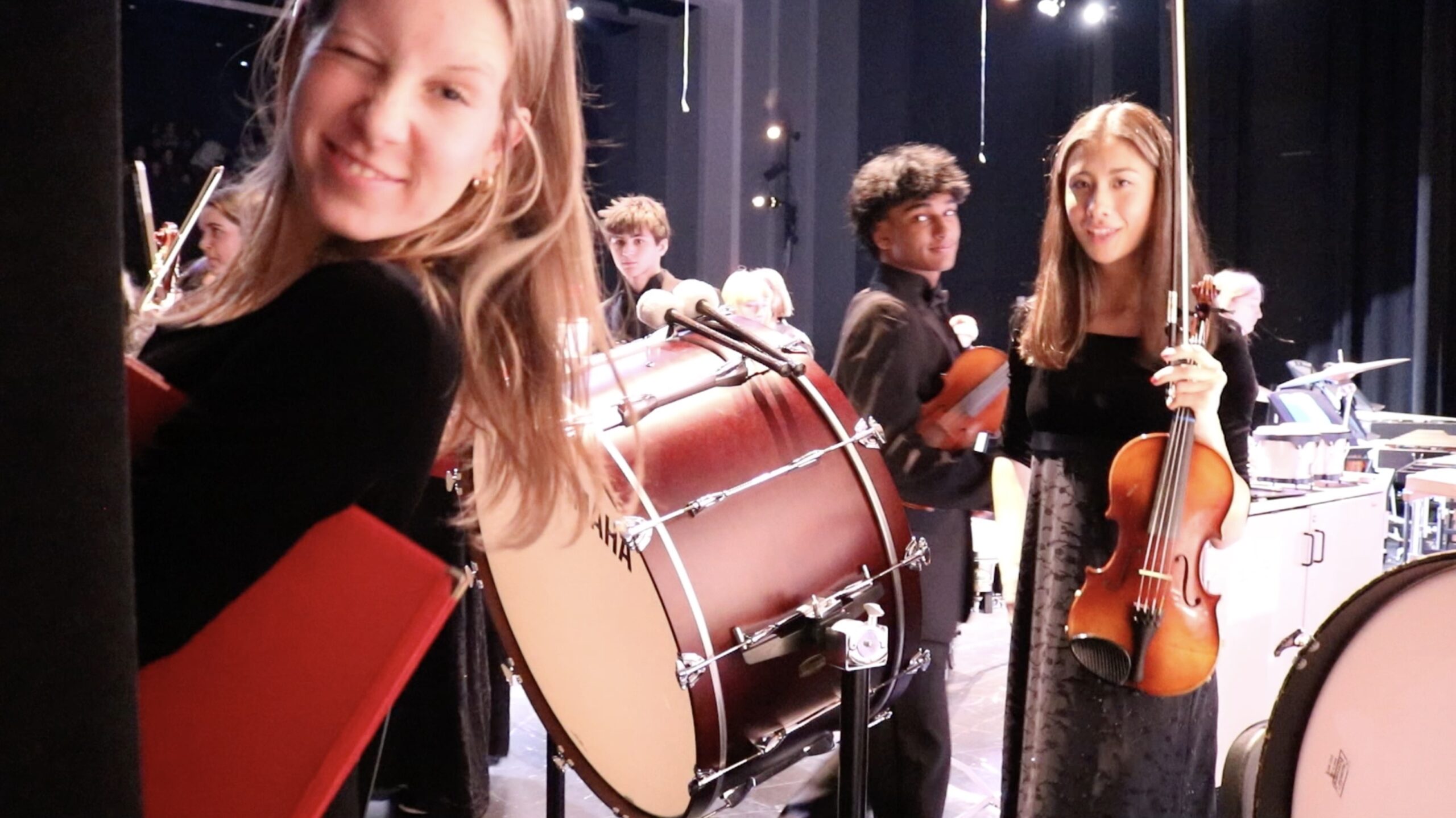 Musicians performing