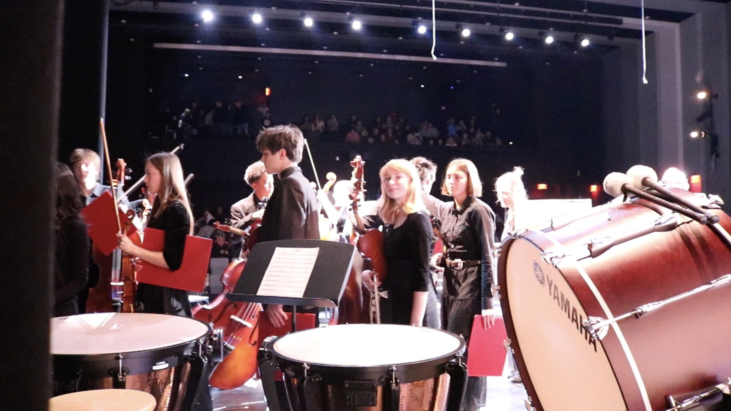 Musicians performing