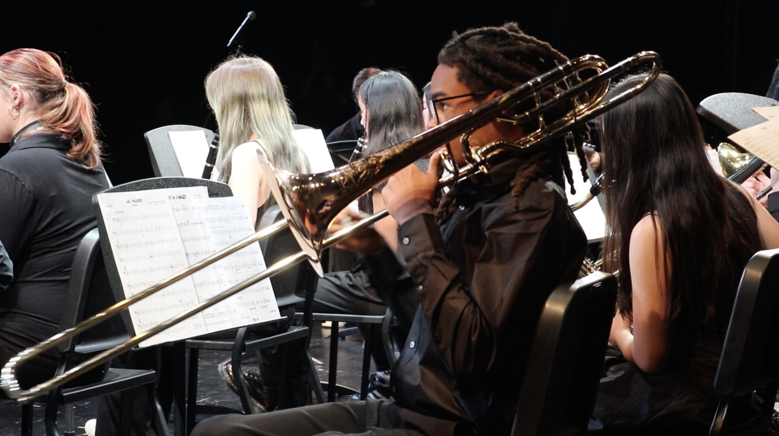 Musicians performing