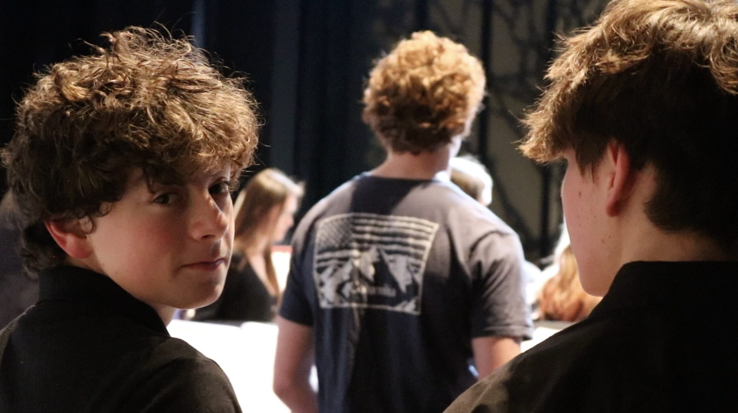 Musicians performing