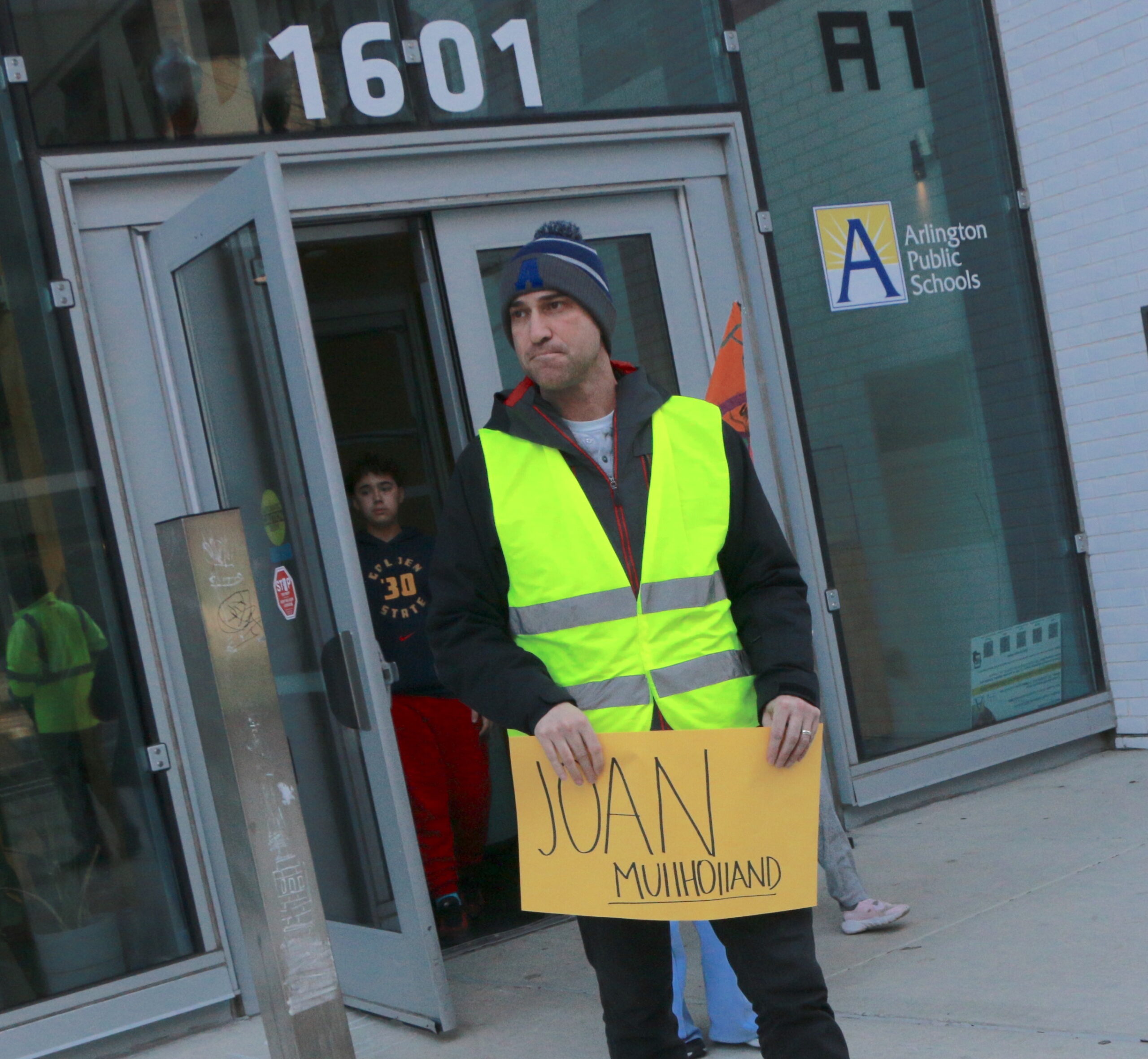 Administrator participating in the 1st Annual MLK Jr. Legacy Peace Walk