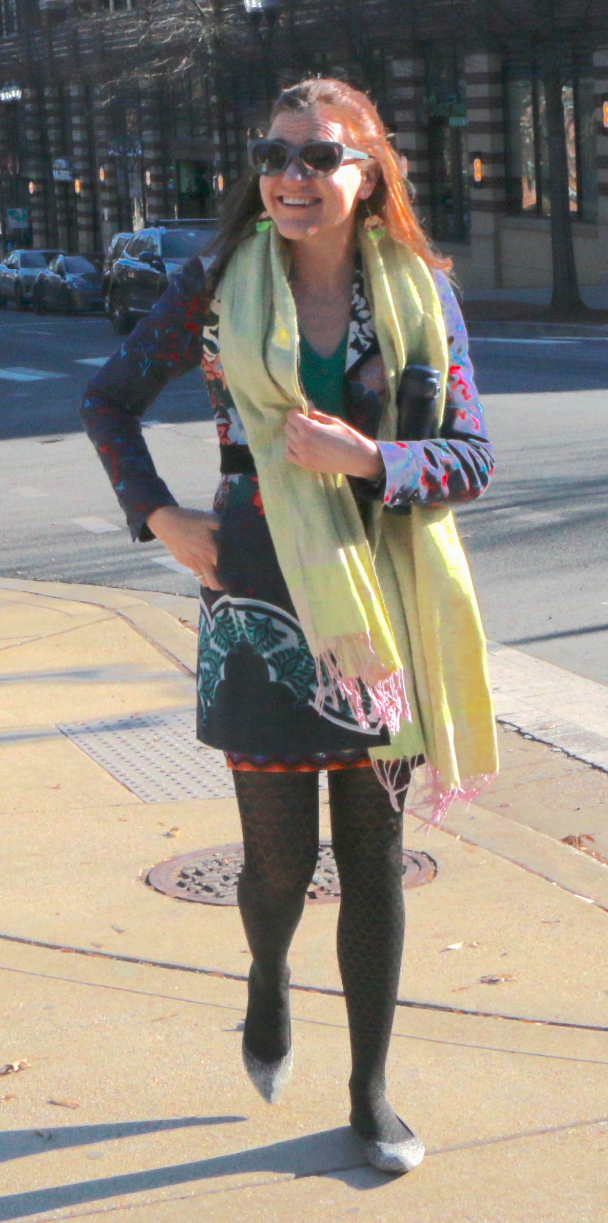 Teacher participating in the 1st Annual MLK Jr. Legacy Peace Walk